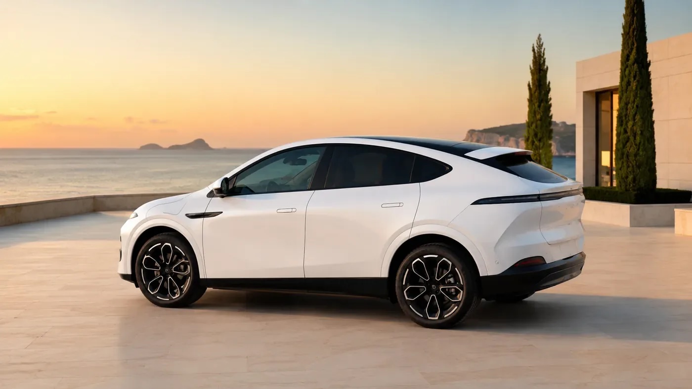 XPeng G6 blanc de Drive VTC 13, vehicule electrique haut de gamme